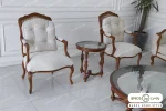 مبل ۷ نفره نئوکلاسیک ابزاری کویین و فرانسوی کد ۳ خرید مبل باروس ۵۹۵۹۴ (3)