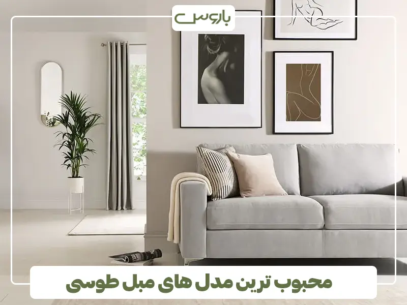 محبوب ترین مدل های مبل طوسی