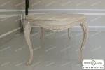 میز ناهار خوری سفید چوبی لورنزو کد ۱۱ خرید مبل باروس ۴۹۵۹۳ (2)
