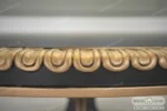 میز ناهار خوری مشکی طلایی المیرا خانی کد ۲ (2)