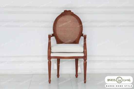 میز ناهار خوری چوبی کلاسیک کاجی کد 19 خرید مبل باروس 59593 (11)