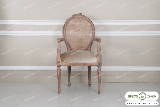 میز ناهار خوری چوبی کلاسیک کاجی کد ۲۰ خرید مبل باروس ۵۹۴۹۳ (1)