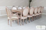 میز ناهار خوری چوبی کلاسیک کاجی کد ۲۰ خرید مبل باروس ۵۹۴۹۳ (5)