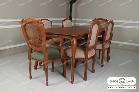 میز ناهار خوری کاجی۱۹ خرید مبل باروس ۵۵۹۳ (1)