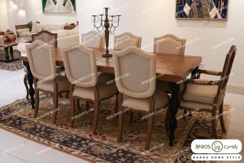 میز ناهار خوری گندم گیلک خرید مبل باروس 5952023 (1)
