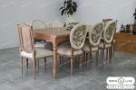 میز ناهارخوری توریا با صندلی لویی و مهسامطهریان خرید مبل باروس ۵۹۵۹۳ (2)