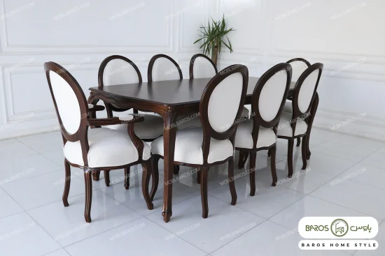 ناهار خوری چوبی مدل ابزاری راشل خرید باروس (7)