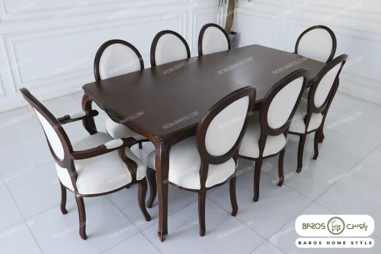 ناهار خوری چوبی مدل ابزاری راشل خرید باروس (8)