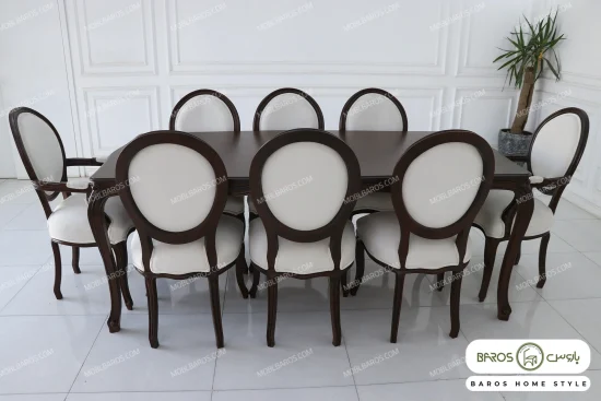 ناهار خوری چوبی مدل ابزاری راشل خرید باروس (9)