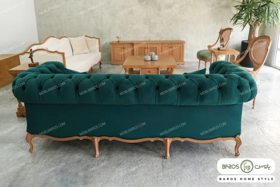 ست مبلمان جورجیا گندم کاجی خرید مبل باروس ۴۹۹۴۳ (1)