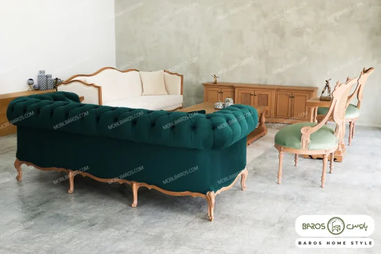 ست مبلمان جورجیا گندم کاجی خرید مبل باروس ۴۹۹۴۳ (3)