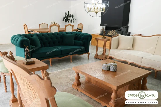 ست مبلمان جورجیا گندم کاجی خرید مبل باروس ۴۹۹۴۳ (8)