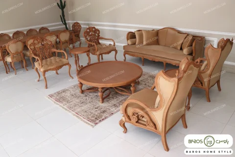 ست مبلمان کینگ کویین کد ۱۰ خرید مبل باروس ۵۹۵۹۳ (4)