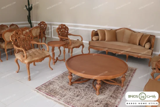 ست مبلمان کینگ کویین کد ۱۰ خرید مبل باروس ۵۹۵۹۳ (6)