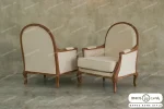 مبل نئوکلاسیک مدل جورجیا روما کویین صدرا خرید از کارخانه باروس (11)