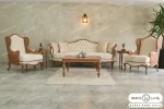 مبل نئوکلاسیک مدل جورجیا روما کویین صدرا خرید از کارخانه باروس (6)