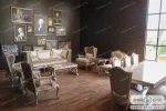 مبل کلاسیک جدید امپریال کد ۲ خرید باروس (13)