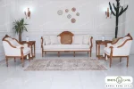 مبل کلاسیک مدرن کاجی مصری کد ۳ خرید مبل باروس 789 (18)