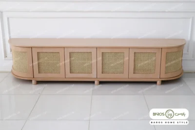 میز تلویزیون مدل حصیری کارما خرید باروس (2)
