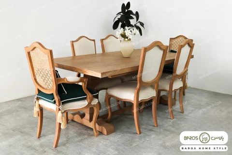 میز ناهار خوری دکورا با صندلی گندم خرید مبل باروس ۴۹۴۹۳ (1)