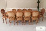 میز ناهار خوری رومینا با صندلی شهرزاد خرید مبل باروس 342 (2)