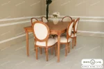 میز ناهارخوری چوبی کاجی کد ۲۱ خرید باروس 56 (3)