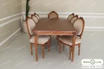 میز ناهارخوری چوبی کاجی کد ۲۳ خرید باروس 21 (2)