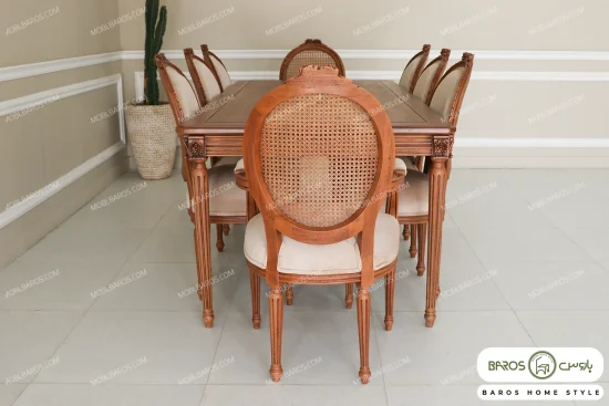 میز ناهارخوری چوبی کاجی کد ۲۳ خرید باروس 21 (8)