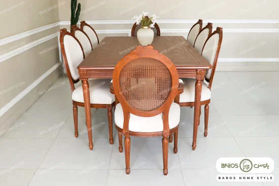 میز ناهارخوری چوبی کاجی کد ۲۴ خرید باروس 1 (3)