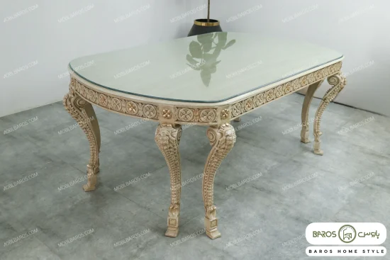میز ناهارخوری کلاسیک و چوبی جدید الینا کد ۷ خرید باروس 56 (9)