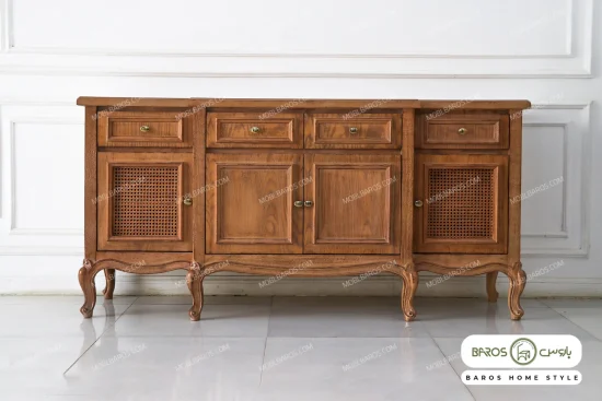 میز کنسول کلاسیک حصیری ماندگار کد ۴ خرید باروس (9)