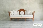 کاناپه ۳ نفره کلاسیک چوبی جدید مصری