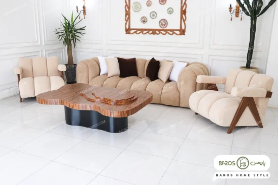 مبل راحتی ۸ نفره ژاکلین با تک جدید خرید باروس 45 (8)