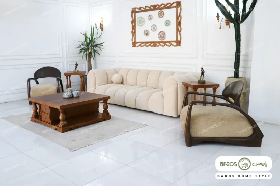 مبل نیم ست راحتی ژاکلین کد ۱۱ خرید باروس (2)