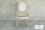 صندلی ناهار خوری راشل با پایه سم آهویی و ساده