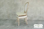 صندلی ناهار خوری راشل با پایه سم آهویی و ساده
