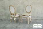 صندلی ناهار خوری راشل با پایه سم آهویی و ساده
