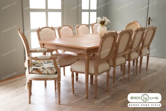 میز ناهارخوری چوبی کاجی کد ۲۶ خرید باروس 1 (3)