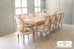 میز ناهارخوری چوبی کاجی کد ۲۸ خرید باروس 65 (4)