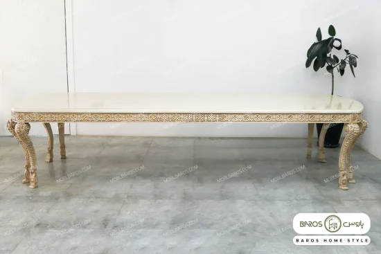 میز ناهارخوری کلاسیک و چوبی جدید الینا کد ۷ خرید باروس (4)