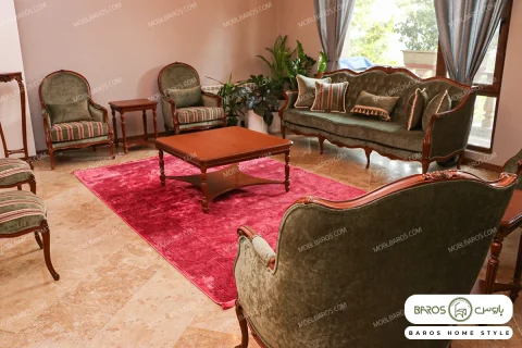 مبل نئوکلاسیک ۷ نفره خونه سپند خرید باروس (2)