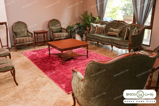 مبل نئوکلاسیک ۷ نفره خونه سپند خرید باروس (2)