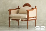 مبل نئوکلاسیک ۷ نفره کاجی کد ۶ خرید باروس (4)