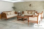 مبل نئوکلاسیک ۷ نفره کاجی کد ۶ خرید باروس (5)