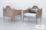 مبل نیم ست ۵ نفره مدل سمیرا و کاجی خرید باروس (1)
