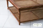 میز جلو مبلی و عسلی حصیری کاجی کد ۷ باروس (3)