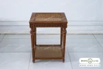 میز جلو مبلی و عسلی حصیری کاجی کد ۷ باروس (5)