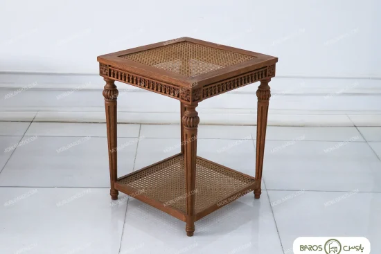 میز جلو مبلی و عسلی حصیری کاجی کد ۷ باروس (6)