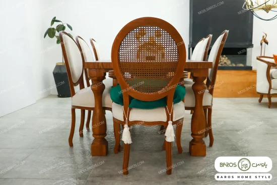 میز ناهار خوری راشل تایپ B کد ۵ باروس02 (2)