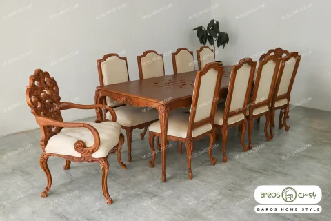 میز ناهارخوری سفارشی رومینا جدید کد ۲ خرید باروس (2)